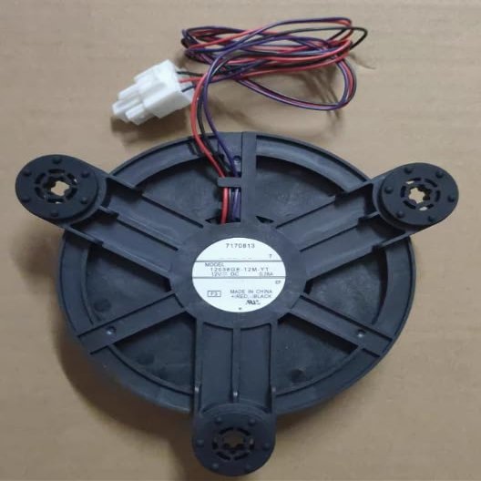 12038GE-12M-YT 12V 0.26A 3-Wire Refrigerator Built-in Fan