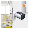 QDVOPHZA European Tuya APP Remote Keyless Fingerprint Replacement Wireless Smart Cylinder Door Lock(Tuya Silver) view 3