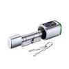 QDVOPHZA European Tuya APP Remote Keyless Fingerprint Replacement Wireless Smart Cylinder Door Lock(Tuya Silver) view 4