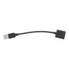 USB Sound Adapter Aluminum Alloy Black Plug and Play USB to 3.5mm Jack Sound Card for Desktop Computers Laptops view 4