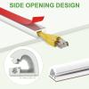 LHRHTK Wall Cord Cover 39 Inch - Self Adhesive Wire Hiders for TV on Wall, Flexible Cable Cover Raceway for Home and Office W0.59 H0.39in White view 2