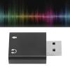 USB External Stereo Sound Card 7.1 Channel USB to 3.5mm Headset Jack Adapter for Computer Laptop Desktop Black view 2