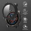 Compatible for Garmin Fenix 8 Case, Lamshaw Shock-Proof Cover Hard PC Case with Glass Screen Protector Compatible for Garmin Fenix 8 43mm, 47mm, 51mm, Fenix E 47mm (Black+Black, Fenix 8 51mm) view 3