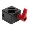 15mm Single Rod Clamp Secure Connection Quick Release Aluminum Alloy for Camera Support System Shoulder Rig Tripod DSLR Rail view 1