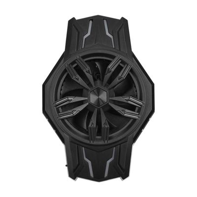 Phone Cooler Fast Cooling Mini for Game Enthusiasts, Quiet with RGB Lights, Portable & Simple for Smartphones (Black)
