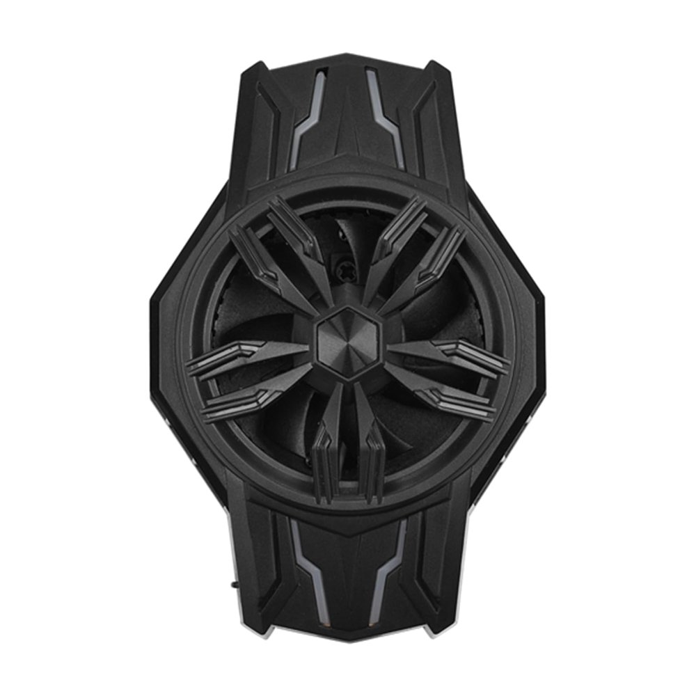 Phone Cooler Fast Cooling Mini for Game Enthusiasts, Quiet with RGB Lights, Portable & Simple for Smartphones (Black)