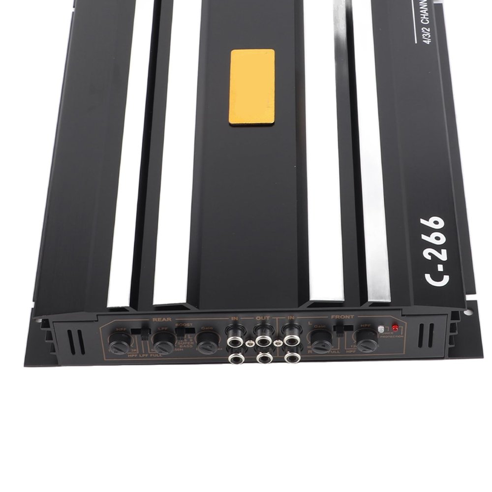 Car Stereo Audio Amplifier - 5800W - Universal Amp for Trucks and Cars, Featuring Sturdy Construction, Multi - Speaker Connectivity and Optimal Performance