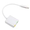 Aluminum Alloy Type C External Stereo Sound Card Audio Adapter 3.5mm EZ1247 view 1