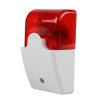 12V Wired Strobe Siren Sound Alarm Strobe Red Light Sound Siren Home Security Alarm System view 3