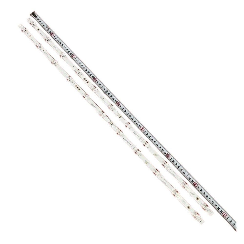 TCETVMVXR LED Backlight Strip Fit for Hisense 43U5069 43A7000F 43A7100F 43A7300F 43A7500F 43A7100FTUK 43AE7000FTUK H43A7300FTUK HD430X1U81(4pcs for 2 TV)