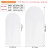 7.2 ft, 6 ft White Arch Backdrop Cover Set of 2, Wedding Arch Covers Stretchy Backdrop Spandex Fitted for Baby Shower Birthday Balloon Chiara Stand Decor White 7.2ft & 6ft view 3
