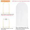 7.2 ft, 6 ft White Arch Backdrop Cover Set of 2, Wedding Arch Covers Stretchy Backdrop Spandex Fitted for Baby Shower Birthday Balloon Chiara Stand Decor White 7.2ft & 6ft view 4