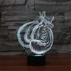 FLRXHK Boxing Gloves 3D Illusion Night Light, 16 Color Changing Modes, Touch Table Desk Lamp with Remote Control Room Decoration view 3