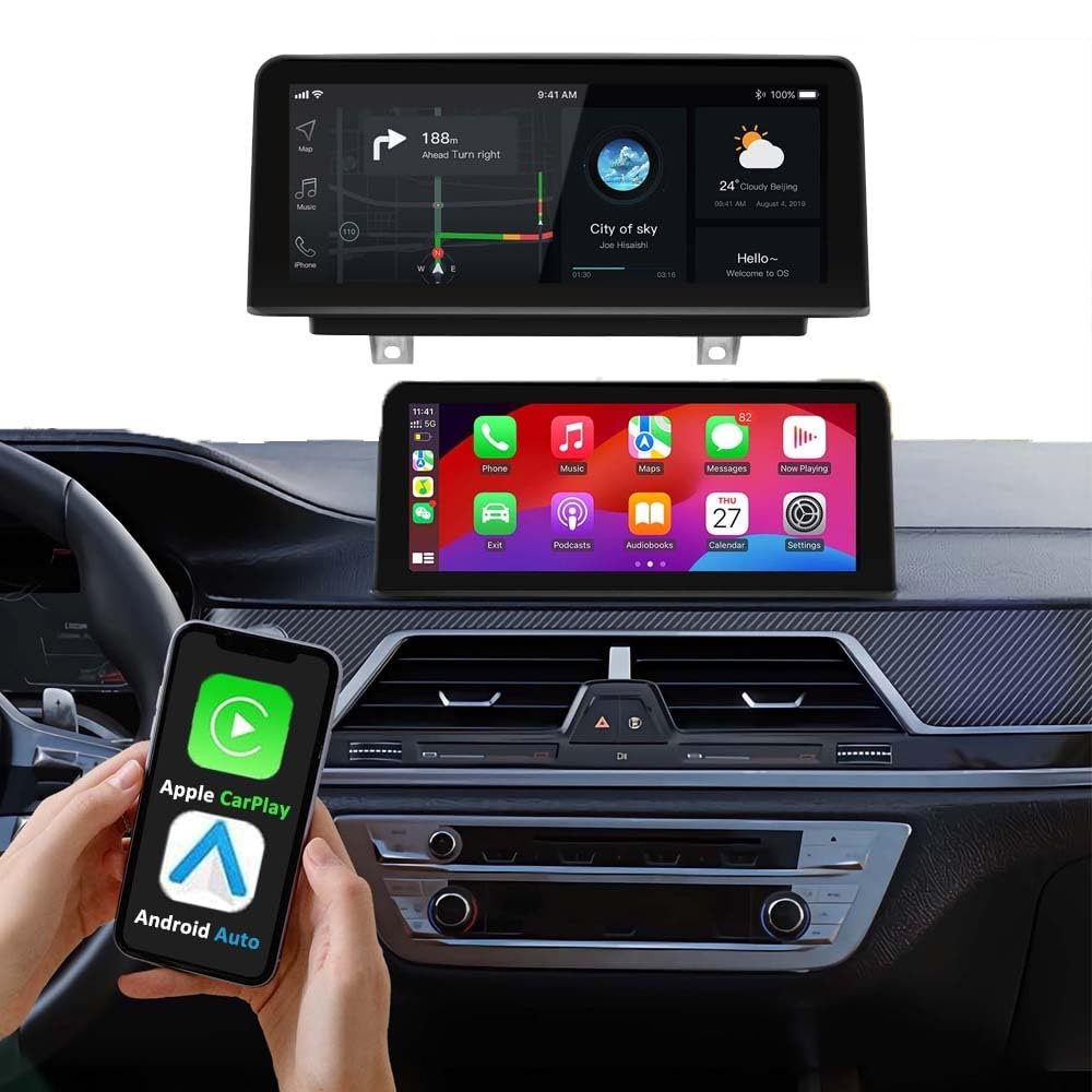 10.25" Android Screen for BMW 1 2 3 4 Series Wired/Wireless CarPlay Android Auto Touchscreen Retrofit Car Radio Stereo Receiver for BMW NBT System F20 F21 F22 F30 F31 F32 F33 F34 F36 (2012-2018)-F30