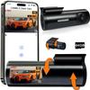 CAMBLO Car Dash Cam Front and Rear,4K Dual Dash Camera for Cars,Include 64GB Card 5G Wireless WIFI,1.5 IPS Screen Dashcam Front and Rear Camera,WDR Night Vision 4K Dash Cam,G-Sensor,Support 512GB Max view 1