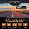 CAMBLO Car Dash Cam Front and Rear,4K Dual Dash Camera for Cars,Include 64GB Card 5G Wireless WIFI,1.5 IPS Screen Dashcam Front and Rear Camera,WDR Night Vision 4K Dash Cam,G-Sensor,Support 512GB Max view 3
