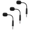 3PCS 3.5mm Jack Flexible Extended Mini Microphone for Computer Mobile Phone view 1