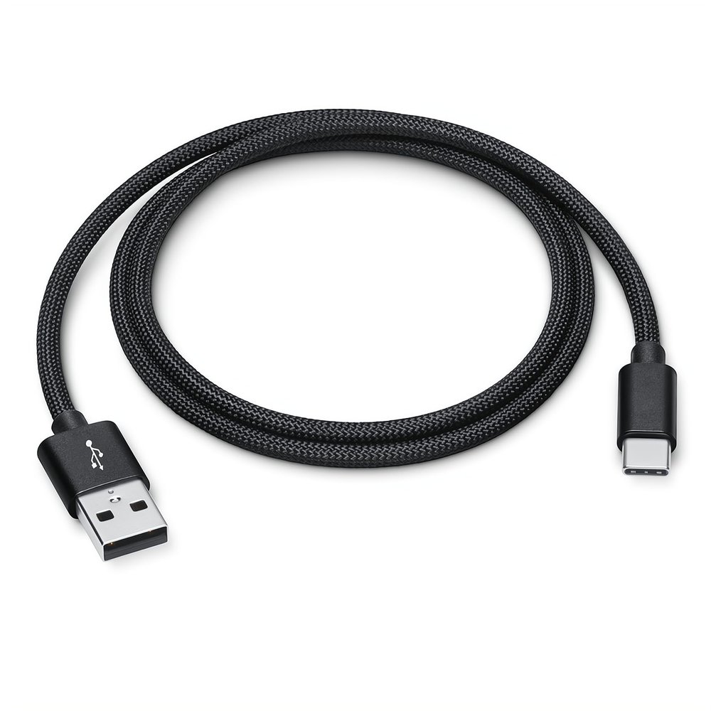 [5ft 2-Pack] Woven USB-C Cable for iPhone Air Charger, MFi Certified USB to USB C Cord Fast Charging for Apple iPhone 17 Series/16 Pro Max/16 Plus/15 Pro/iPad 10, AirPods Pro 3, Black Car Charge Wire