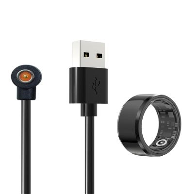 [2 Pack] for FMNGOP 2024 New Smart Ring Charger,30CM,Magnetic Replacement Charging Cable Compatible with FMNGOP-X1 Smart Ring(Black)