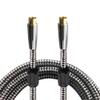 S-Video to S-Video Cable Shielded for TV Set Top Box DVD Projector Monitor OFC 4 Pin S Video Cable M/M 1M 2M 3M 5M 8M 10M(White,2meter) view 1