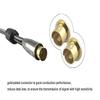 S-Video to S-Video Cable Shielded for TV Set Top Box DVD Projector Monitor OFC 4 Pin S Video Cable M/M 1M 2M 3M 5M 8M 10M(White,2meter) view 4
