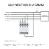 4P Protective Device with Flame House Protector, 40KA AC275V Fireproof Low Voltage Arrester for AC Power System view 3