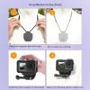 Acouto 360 Degree Magnetic Chest Mount Neck Strap ABS Polyester Necklace Lanyard Magnet Body Mounts POV Selfie Holder Attach Accessories for Action 4 for 3 view 2