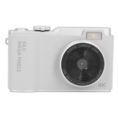Serounder Digital Camera, Autofocus 1080P 48MP Vlogging Camera 16X Zoom, Anti Shake, Built in Filter Effects, Selfie, Compact Travel Camera for Teens Adult Beginner (White)