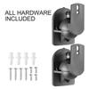 Universal Speaker Wall Mounts, 2 Adjustable Speaker Mounts, Holds Up to 7.7 Lbs, Vertical 20, Horizontal 70 Adjustment, (Black) view 3