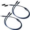 Power Supply Y Splitter Cable 1 Male to 2 Male Cord with 5.5mm x 2.1mm Tip Connector for Surveillance Camera,CCTV Security Camera,LED Strip Light,Router for DC 5V 9V 12V 20V 3A 6A Max - 2 Pack view 1