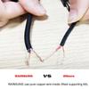 Power Supply Y Splitter Cable 1 Male to 2 Male Cord with 5.5mm x 2.1mm Tip Connector for Surveillance Camera,CCTV Security Camera,LED Strip Light,Router for DC 5V 9V 12V 20V 3A 6A Max - 2 Pack view 3