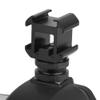 Hot Shoe Mount, Cold Shoe Adapter Triple Hot Shoe Base Mount Adapter Extend Holder Camera Hot Shoe Holder Triple Hot Shoe Mount Adapter for Microphone Monitor LED Video Light view 3