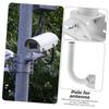 OSOLADY 2pcs Stainless Steel Antenna Mounting Bracket Wireless Bridge Pole Mount Outdoor Antenna Mast Easy to Install view 2