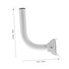 OSOLADY 2pcs Stainless Steel Antenna Mounting Bracket Wireless Bridge Pole Mount Outdoor Antenna Mast Easy to Install view 4