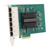 1000Mbps Gigabit PCIe Network Card with I350 Chip and 6 RJ45 Ports Ethernet Adapter for Server Desktop PC view 1