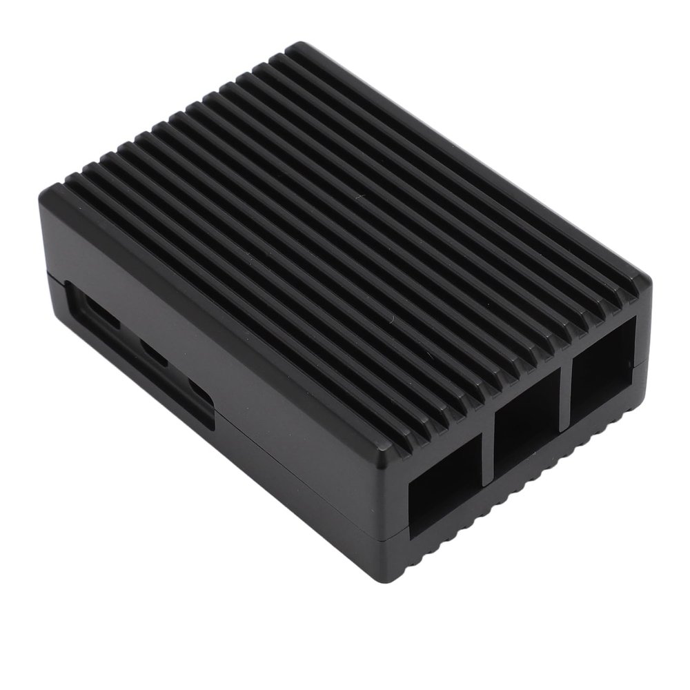 Aluminum Alloy Case for RasPi 5 - Efficient Cooling & Multi Port Access - Ideal for Tech Enthusiasts