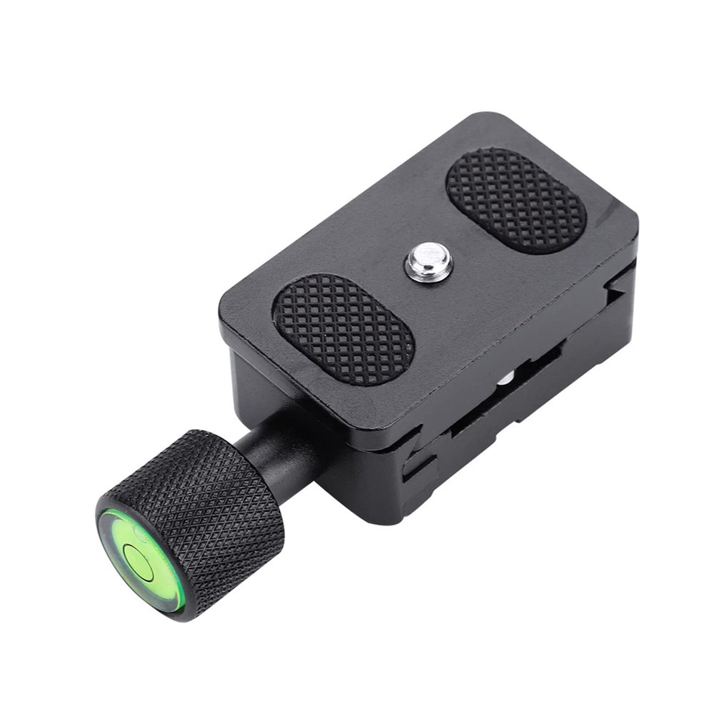 Quick Release Plate, Camera Quick Release Plate with 1/4in Screw 7.6x3x2cm Aluminium Alloy Mini Level Quick Release Plate for Cameras and Tripods