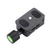 Quick Release Plate, Camera Quick Release Plate with 1/4in Screw 7.6x3x2cm Aluminium Alloy Mini Level Quick Release Plate for Cameras and Tripods view 1