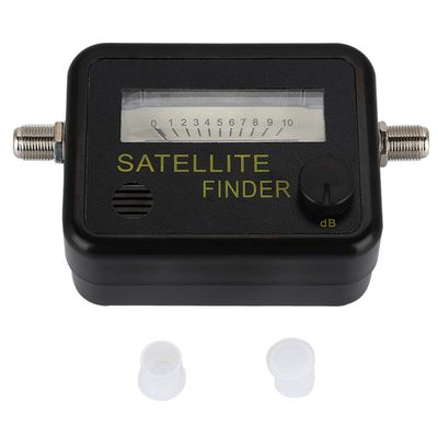 Satellite Finder Meter with Sensitivity and LED Display for Alignment