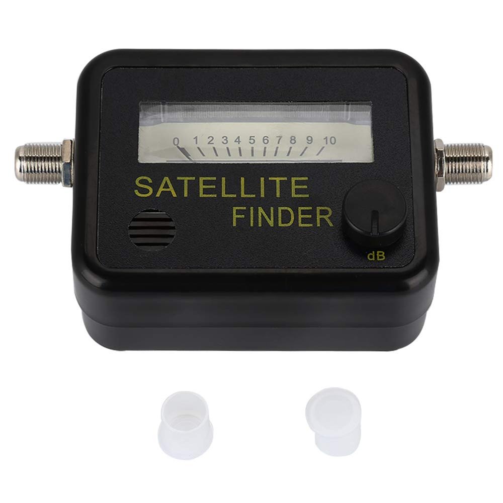 Satellite Finder Meter with Sensitivity and LED Display for Alignment