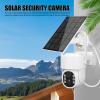 360 Degree Outdoor Solar Security Camera with PIR Motion Detection, 2-Way Talk and IP65 Waterproof, Ideal for Home Security and Surveillance view 2