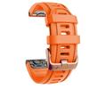 BUDAY 20mm Silicone Watchband Strap For Garmin Fenix 5S 5SPlus 6S 6SPro Mk2S Rose Gold Buckle Easyfit Quick Release Wristband Correa(Medium,22mm Fenix 5S) view 4