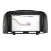 GRASKY Compatible with Hyundai NF Sonata 2006 (9INCH) Host Unit 2DIN Car Radio Fascia Frame DVD Stereo Center Console Holder Fitting Panel Kit(with Cable) view 4