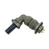 QXCIVR MS3102A Military Specification Connector 5015 MIL STD 20-23 Circular Connectors MIL-C 20-19 20-4 Head MS3106A MS3108A Outlet(Head 3106 20-19S) view 1