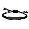 AddictiveDesignsCo Developer Gifts from Friends: Inspirational Rope Bracelet for Future Developers, Adjustable and Engraved, Christmas Unique Gifts view 1