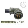 QXCIVR MIL-C 5015 Military Specification Connector 4 Pin 32-17 Circular Connector Head MS3102 MS3106 MS3108(Head 3108 32-17P) view 2
