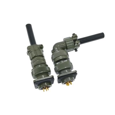 QXCIVR MIL STD Circular Connector MS3102A 14S-2 14S-5 14S-6 MIL-C 5015 Military Specification Connectors MS3106 MS3108 Head&Outlet(Head 3106 14-2P)