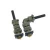 QXCIVR MIL STD Circular Connector MS3102A 14S-2 14S-5 14S-6 MIL-C 5015 Military Specification Connectors MS3106 MS3108 Head&Outlet(Head 3106 14-2P) view 1