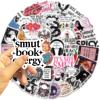 50pcs Book Stickers for Kindle, Smutty Bookish Sticker Pack for Readers Adult Spicy Booktok Vinyl Decals for Laptop Ebook Reader Water Bottle Girls Holographic Waterproof Smut Romance (Smut Bookish) view 4