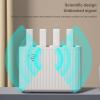 YUXING1205 Cable Management Box Router Storage Box Plastic Network Cable Sorting Box Wear-Resistant Wire Cable Storage Case WiFi Router Container Save Space Cable Management Organiser Box(White) view 4